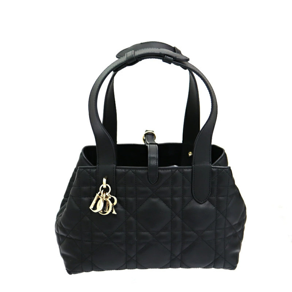 Dior Toujours Bag Tote Black Leather